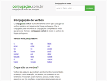 Tablet Screenshot of conjugacao.com.br
